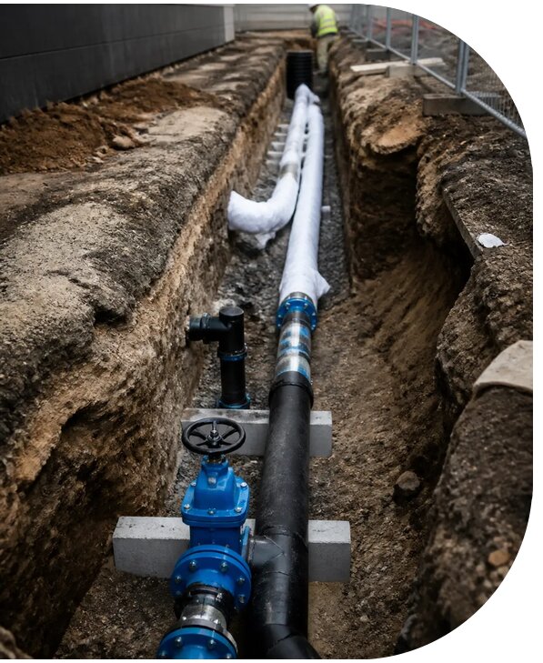 Реконструкция водопровода в Пыти-Яхах для домов и объектов